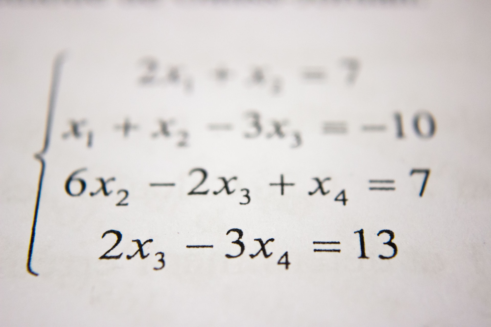 équation de mathématiques au lycée