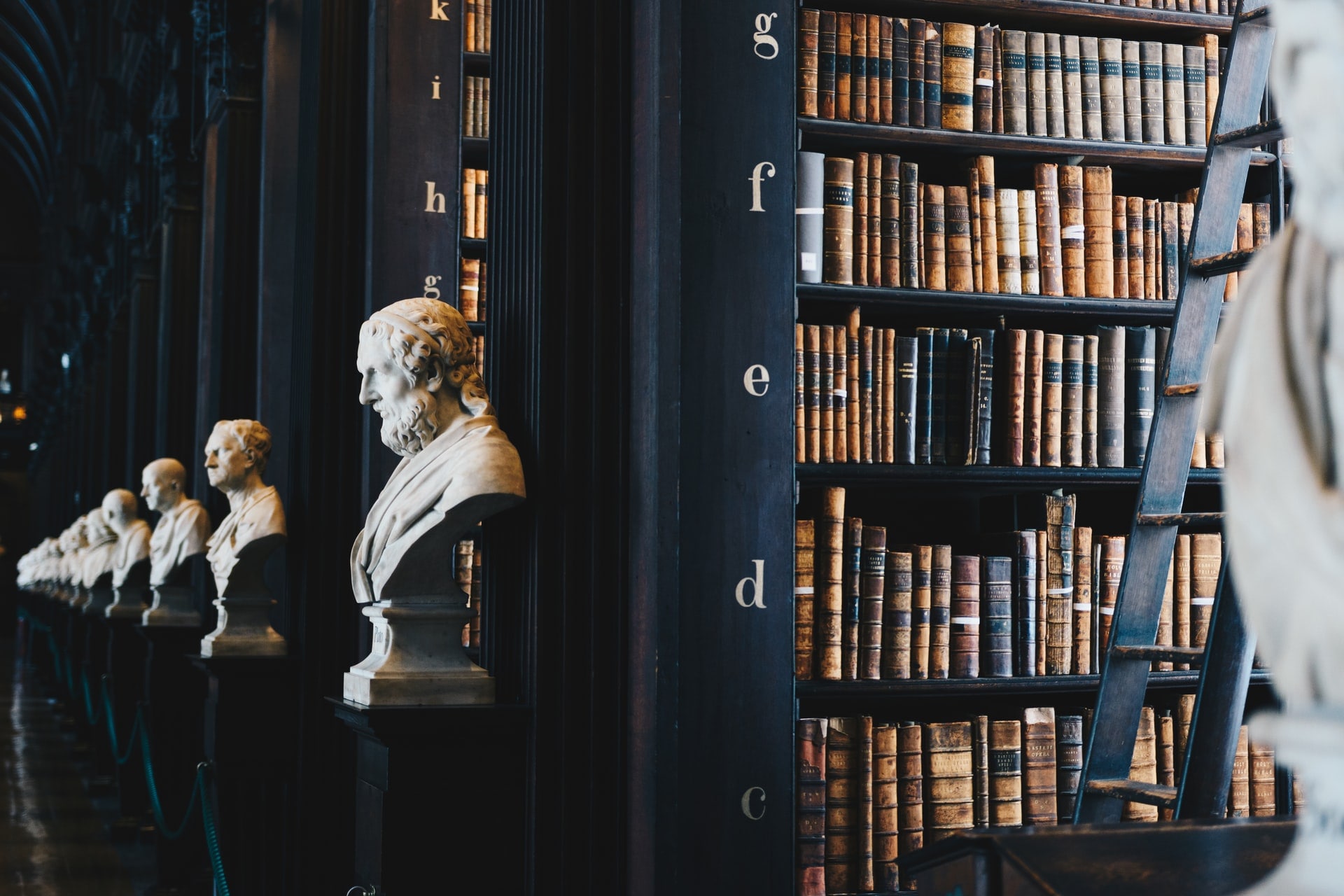 bibliothèque prête à l'étude de la philosophie