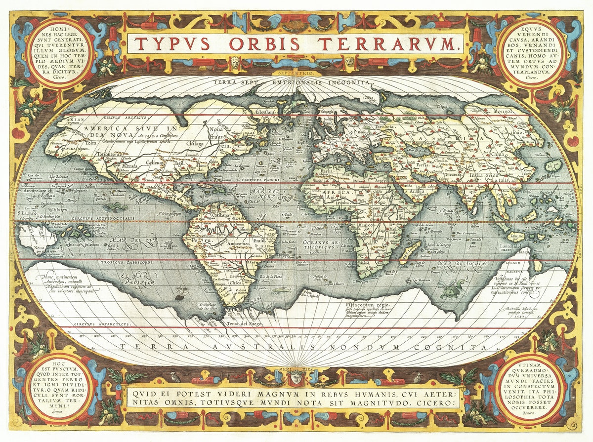 carte du monde pour travailler en géographie