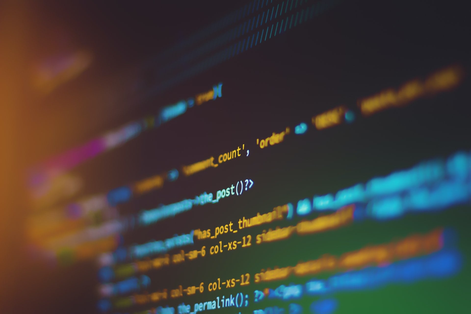 ligne de code informatique de CSS