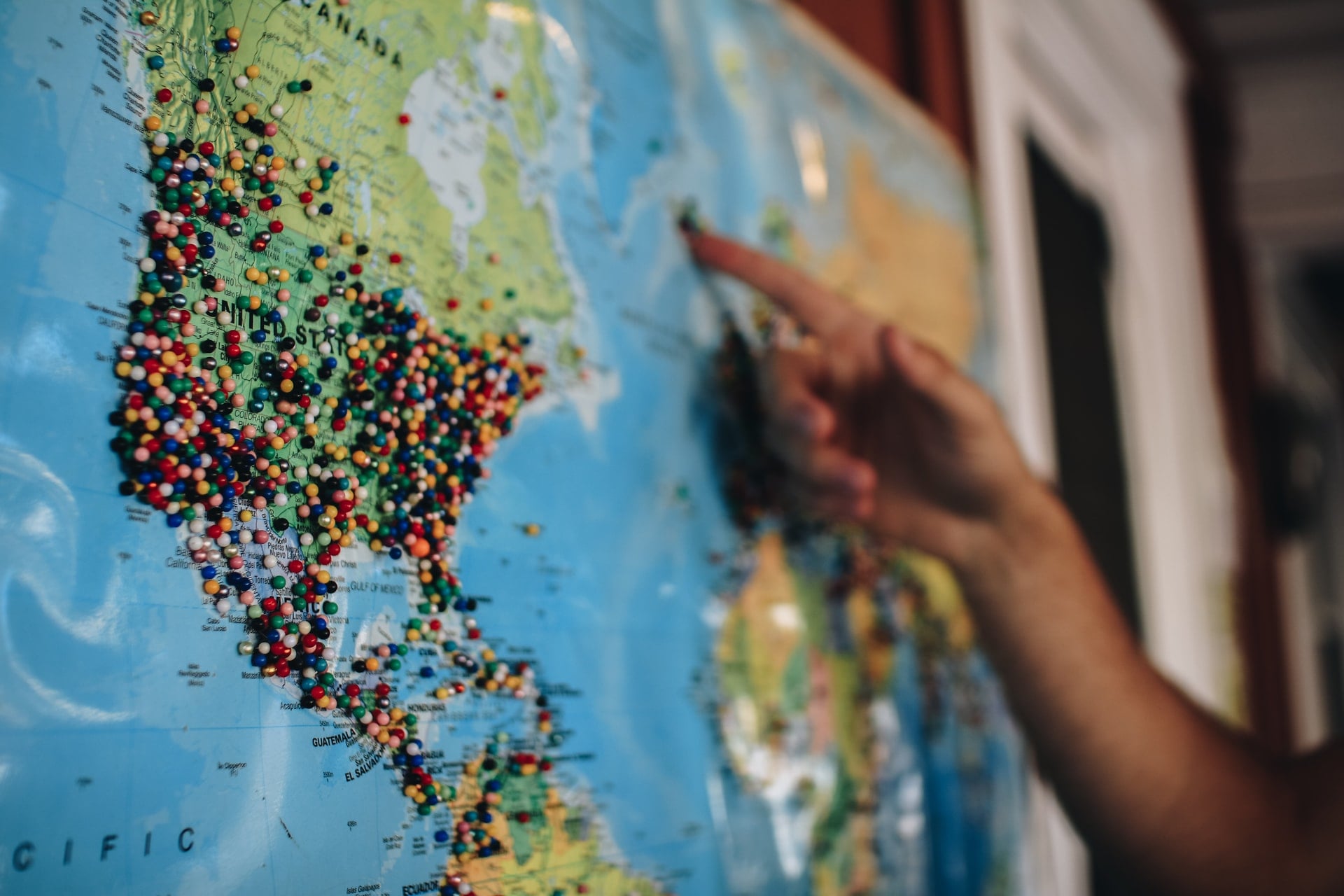 carte des continents