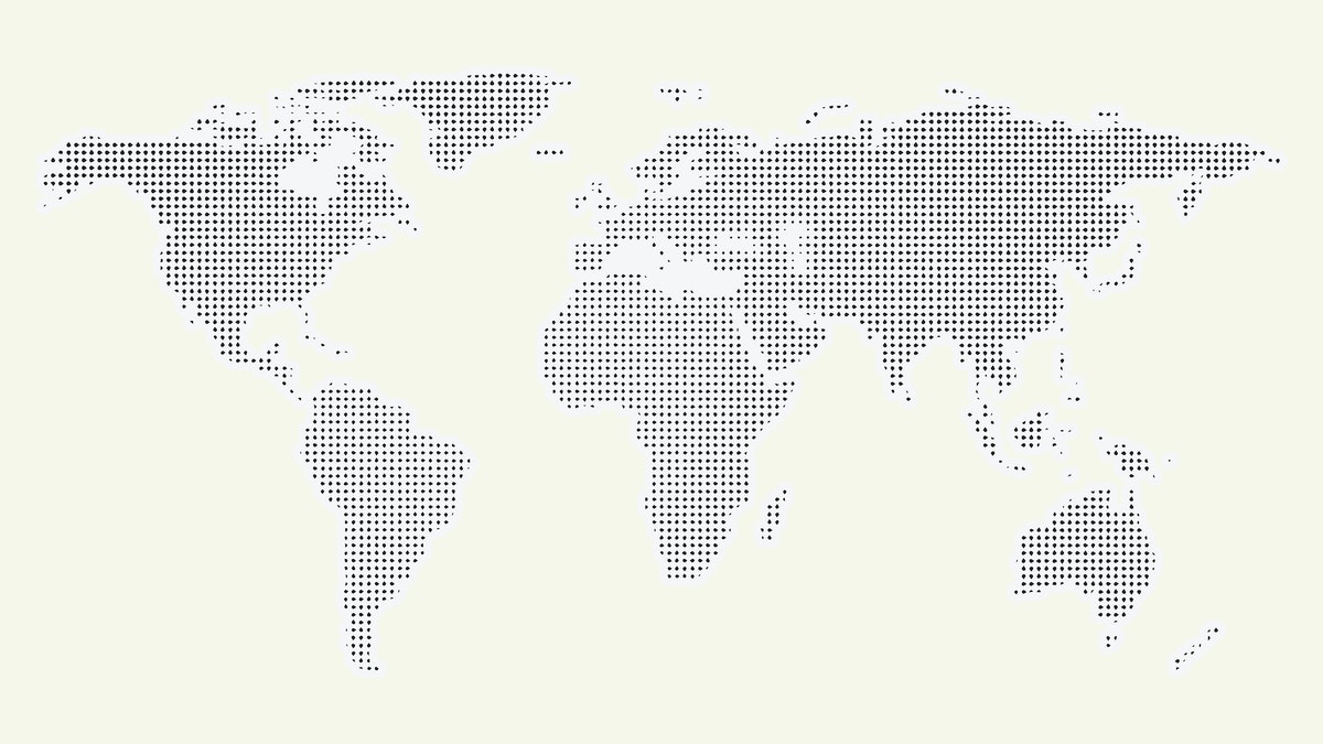 modèle schématique d'une carte du monde