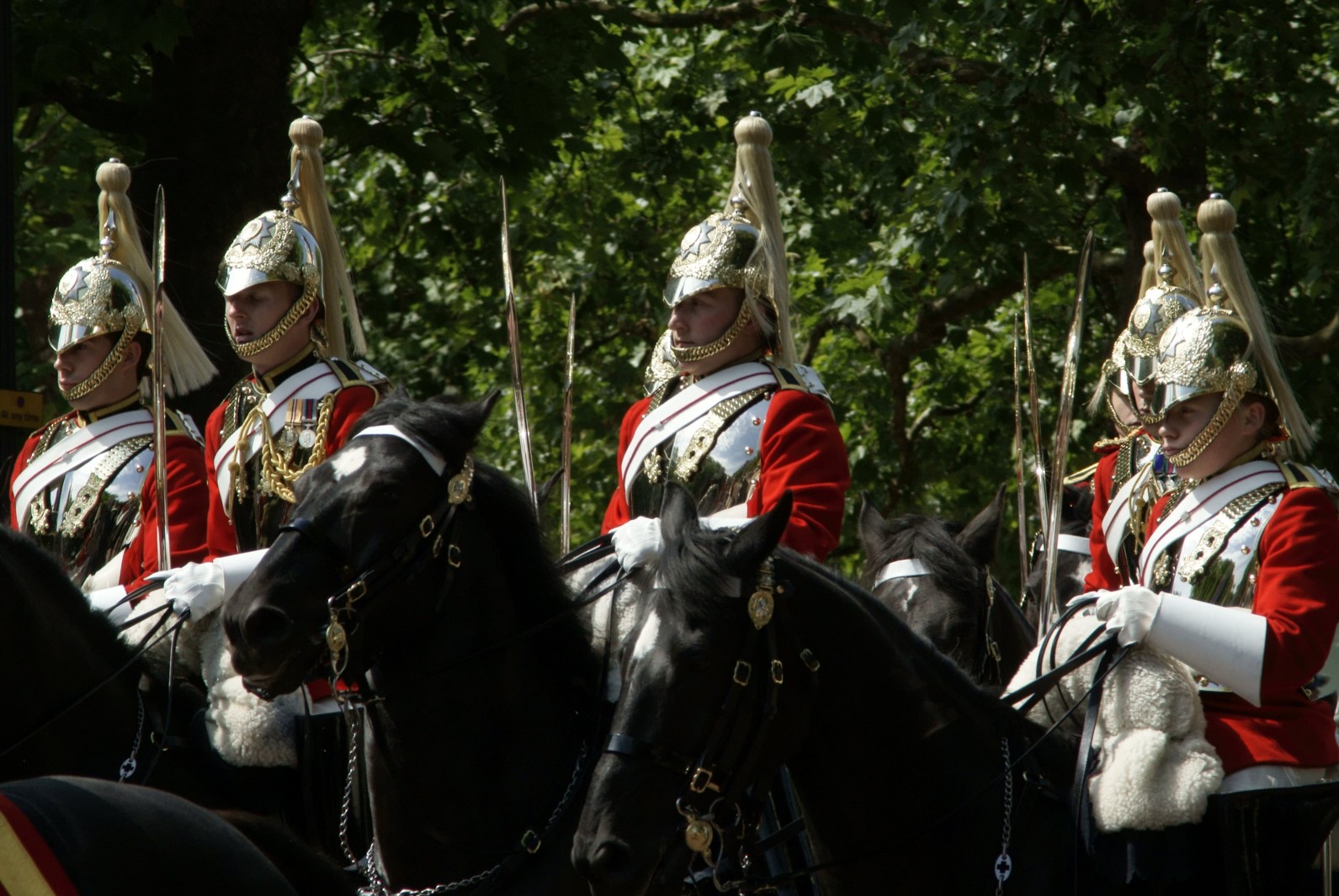 la cavalerie royale d'Angleterre dans Londres